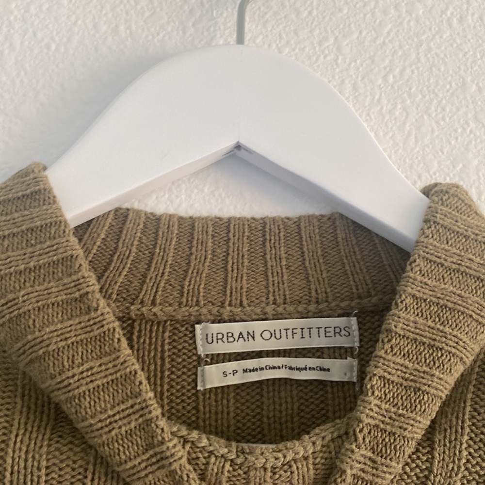 Olive Urban Outfitters Mock-neck Sweater - Picture 2 of 4